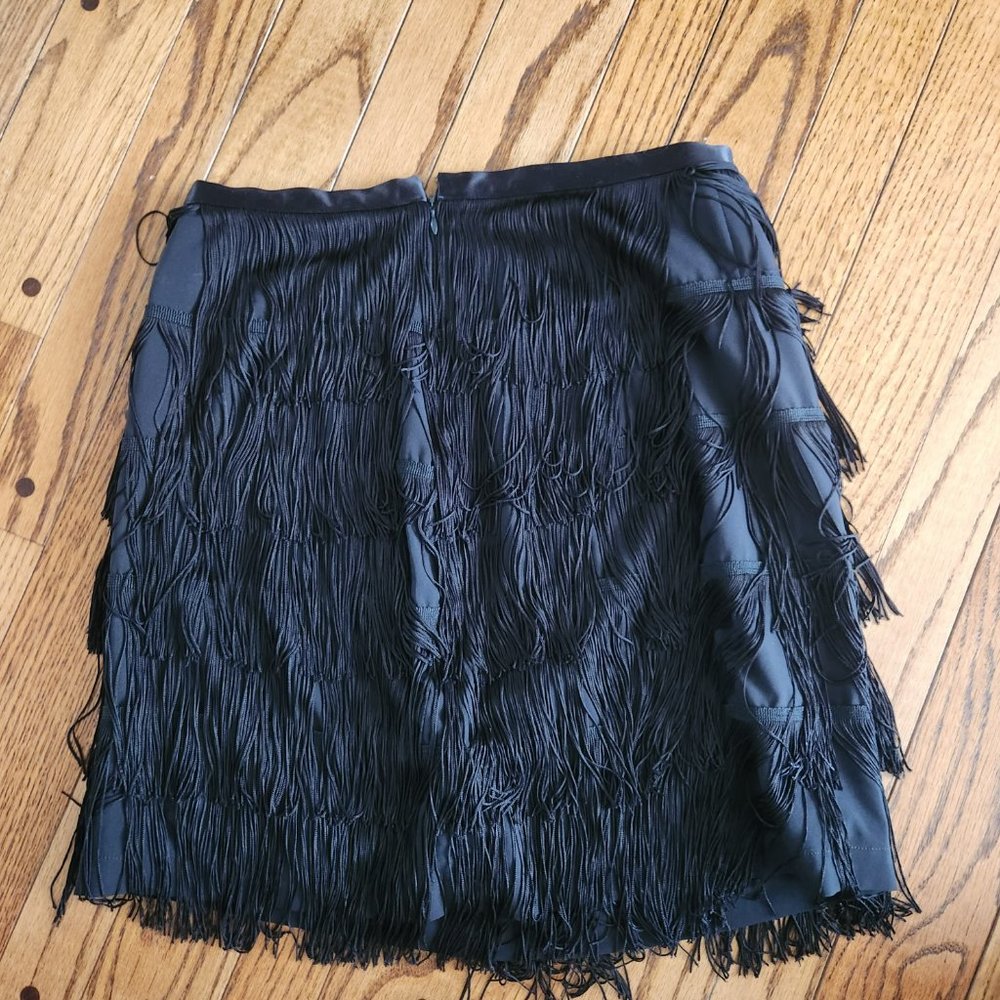 GAP black fringe skirt - Picture 3 of 4